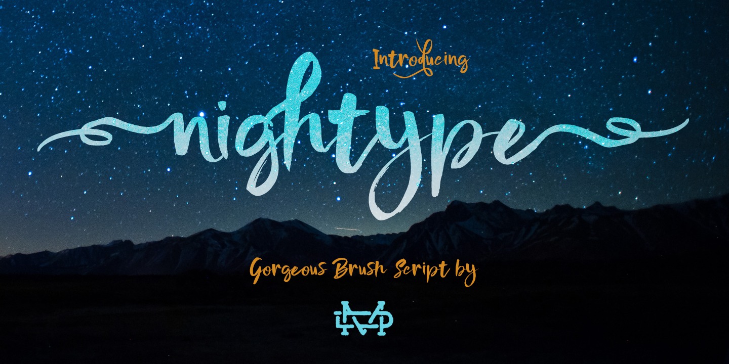 Nightype Font preview